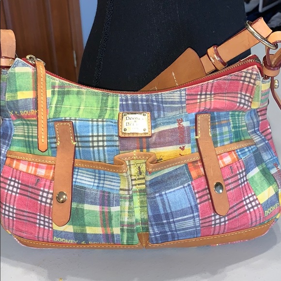 Dooney & Bourke Madras Hobo Purse EUC - Picture 2 of 10